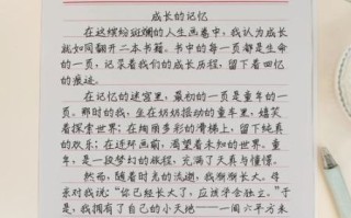 如何写一篇关于成长的作文_成长作文素材有哪些