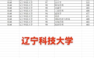 辽宁科技大学录取分数线_2024年最新数据
