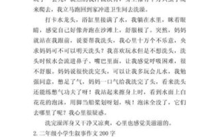 写事作文200字怎么写_写事作文200字范例