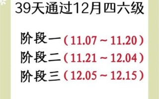 四六级考试时间_如何高效备考