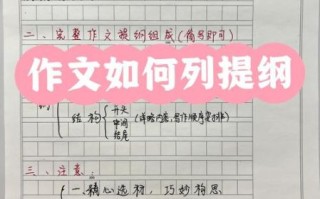 如何写好作文_作文纲要怎么写