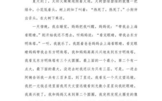 夏天的故事作文怎么写_夏天作文素材有哪些