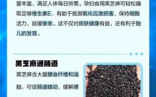 黑芝麻孕妇可以吃吗_黑芝麻对孕妇的好处