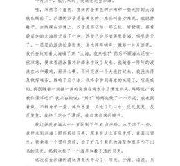 赶海作文600字怎么写_赶海作文600字写作技巧