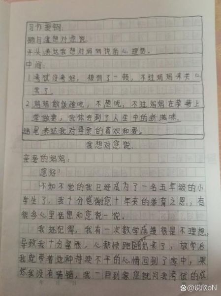我想对您说作文300字怎么写_我想对您说作文300字范文-第3张图片-星辰妙记
