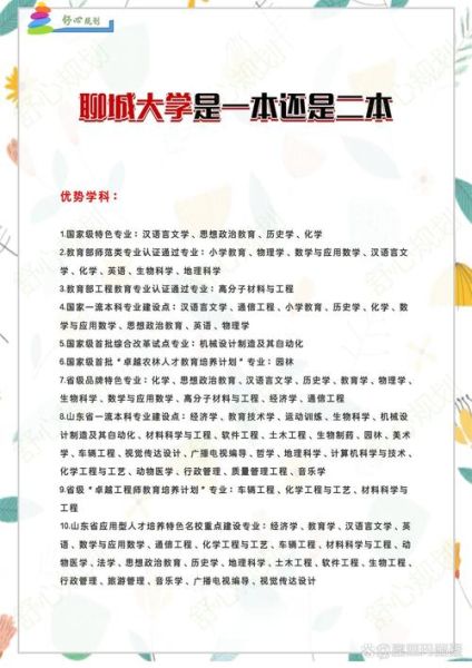 聊城大学是一本还是二本_聊城大学招生批次-第1张图片-星辰妙记