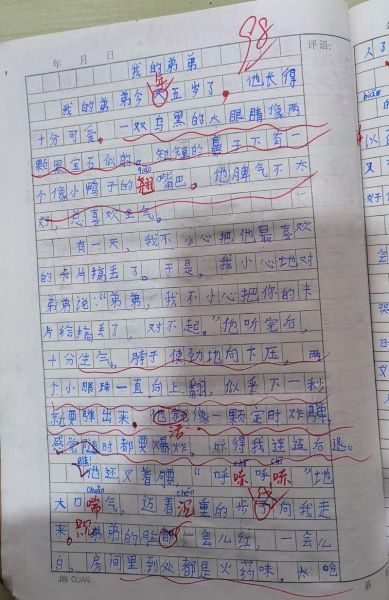 弟弟的作文怎么写_写弟弟的作文有哪些技巧-第1张图片-星辰妙记