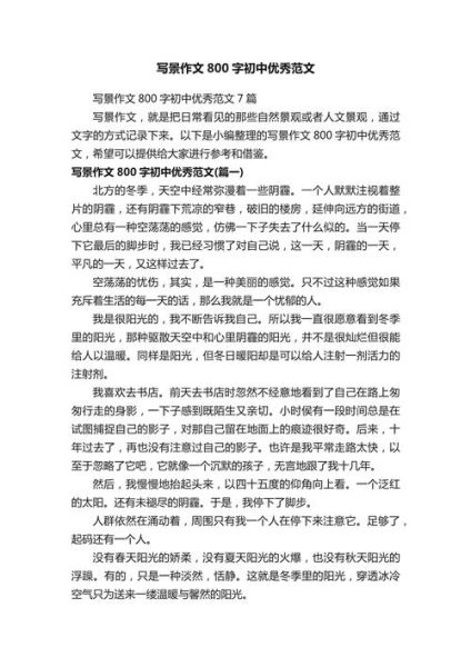 如何写好初中800字作文_优秀作文写作技巧-第1张图片-星辰妙记