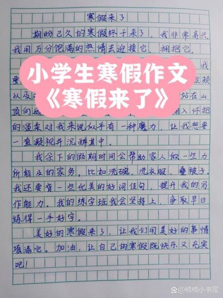 假期作文怎么写_小学生假期作文题目有哪些-第2张图片-星辰妙记