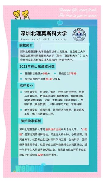 深圳北理莫斯科大学怎么样_录取分数线是多少-第1张图片-星辰妙记