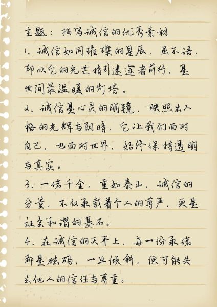 什么是诚信_如何培养诚信品质-第3张图片-星辰妙记