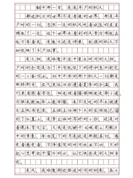 作文本一页多少字_如何准确计算-第2张图片-星辰妙记