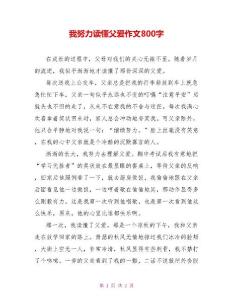 父爱是什么_如何读懂父爱作文-第1张图片-星辰妙记 父爱是什么_如何读懂父爱作文-第1张图片-星辰妙记