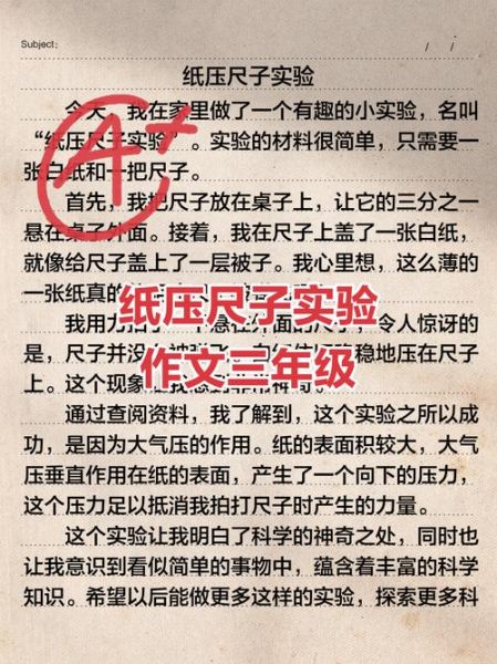 尺子作文怎么写_尺子作文写作技巧-第3张图片-星辰妙记