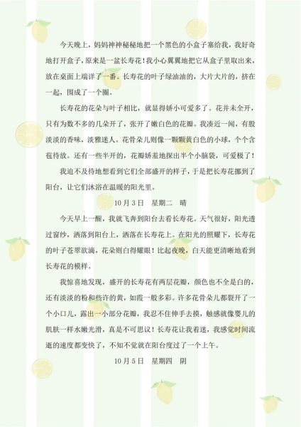 四年级上册第三单元作文怎么写_观察日记写作技巧-第1张图片-星辰妙记