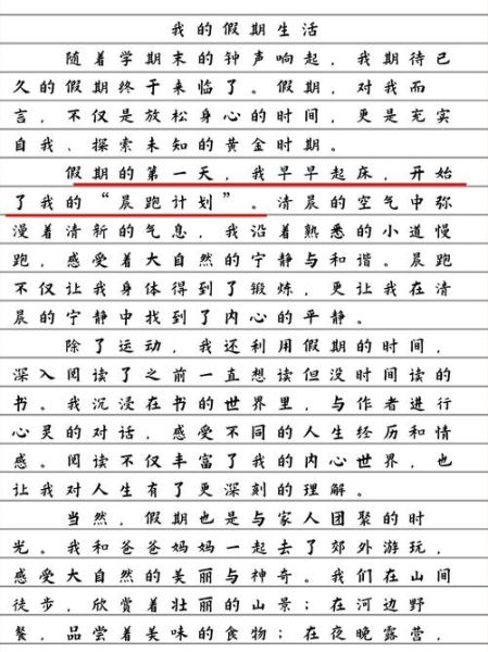 假期生活作文怎么写_我的假期生活作文400字范文-第3张图片-星辰妙记 假期生活作文怎么写_我的假期生活作文400字范文-第3张图片-星辰妙记