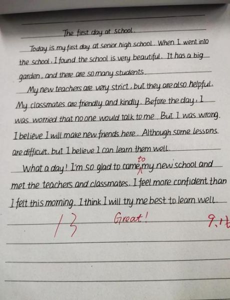 高一英语作文怎么写_如何提升英语写作水平-第1张图片-星辰妙记