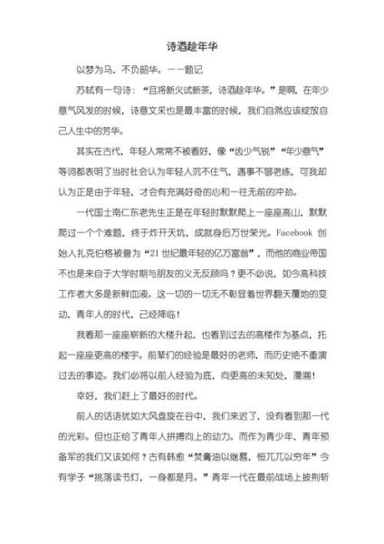 高中作文多少字_如何写够800字-第2张图片-星辰妙记