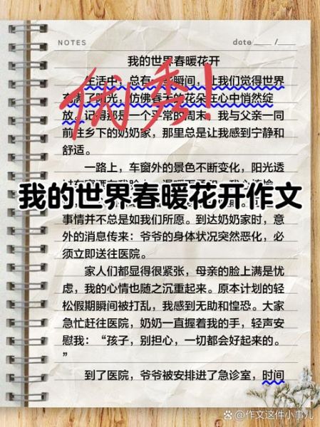 我的世界作文怎么写_我的世界作文写作技巧-第2张图片-星辰妙记