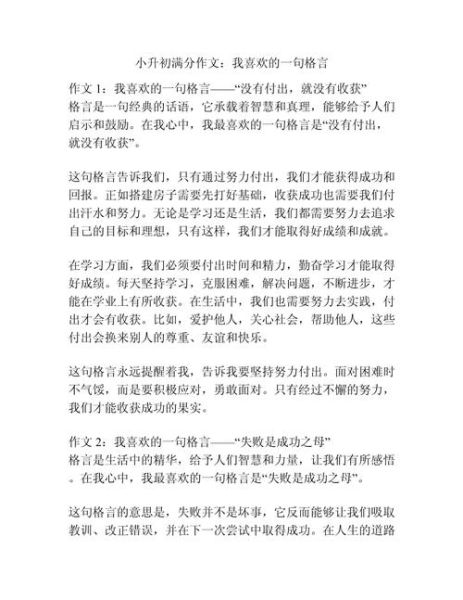 格言怎么写_格言作文怎么写-第1张图片-星辰妙记