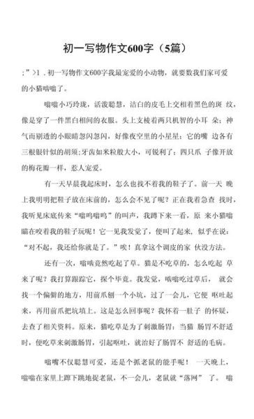 写物的作文600字怎么写_写物作文600字范文-第2张图片-星辰妙记 写物的作文600字怎么写_写物作文600字范文-第2张图片-星辰妙记