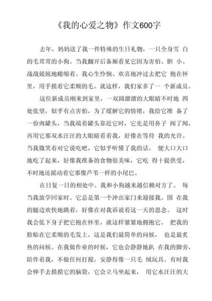 写物的作文600字怎么写_写物作文600字范文-第1张图片-星辰妙记 写物的作文600字怎么写_写物作文600字范文-第1张图片-星辰妙记