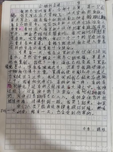 企鹅怎么写作文_企鹅作文400字范文-第3张图片-星辰妙记