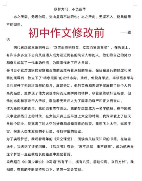 初中作文辅导班哪家好_如何快速提高作文成绩-第1张图片-星辰妙记