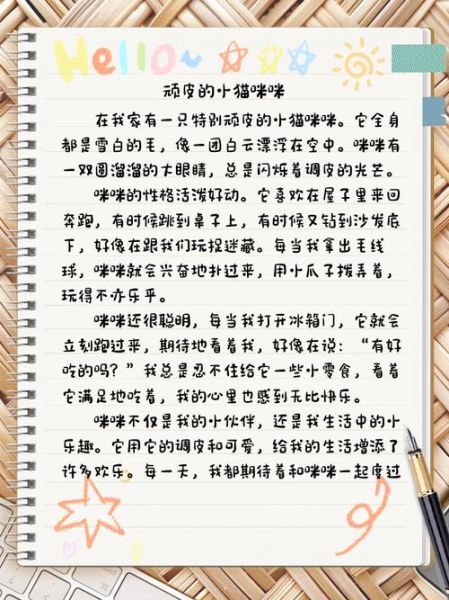 小猫作文怎么写_写小猫的作文技巧-第2张图片-星辰妙记
