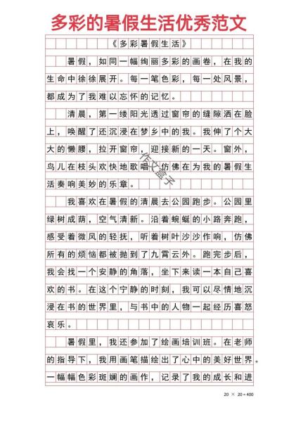 暑假趣事作文怎么写_有哪些精彩素材-第1张图片-星辰妙记