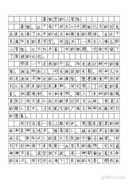 暑假趣事作文怎么写_有哪些精彩素材-第2张图片-星辰妙记