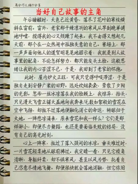 中考作文怎么写_中考作文高分技巧-第2张图片-星辰妙记