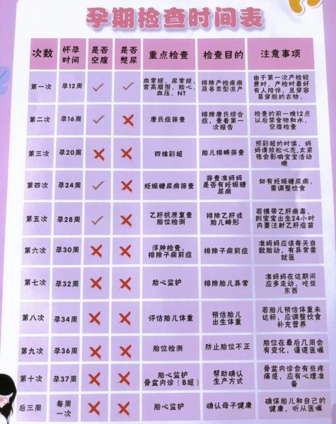 孕妇健康手册_孕期检查时间表-第3张图片-星辰妙记 孕妇健康手册_孕期检查时间表-第3张图片-星辰妙记