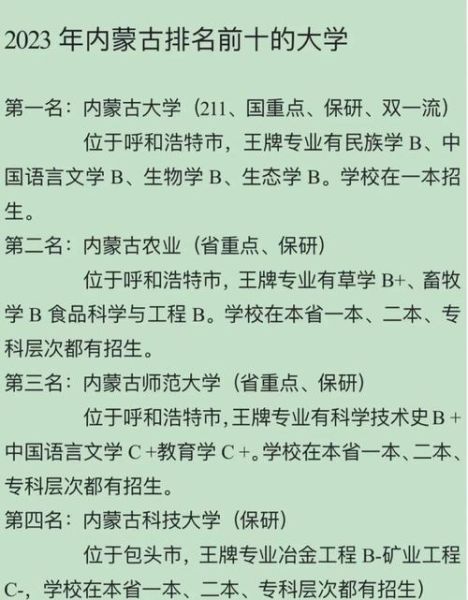 内蒙古科技大学是几本_内蒙古科技大学是一本还是二本-第1张图片-星辰妙记
