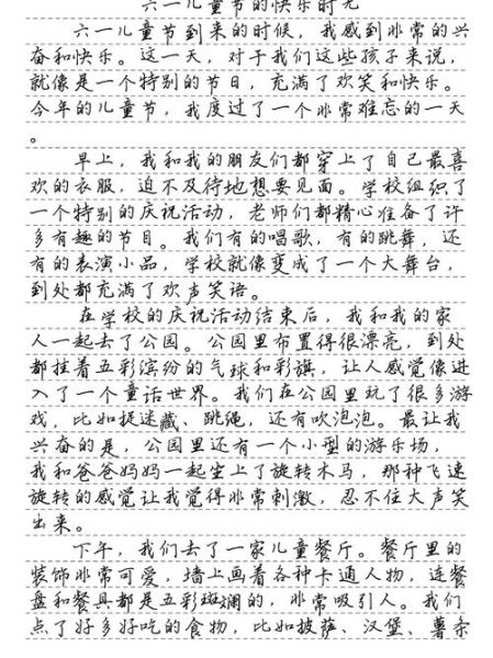 六一儿童节作文怎么开头_如何写出精彩开篇-第1张图片-星辰妙记