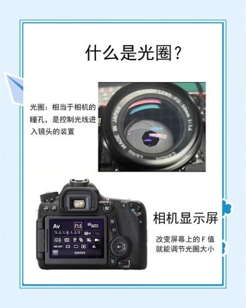 镜头光圈在哪里看_单反相机光圈值怎么看-第2张图片-星辰妙记