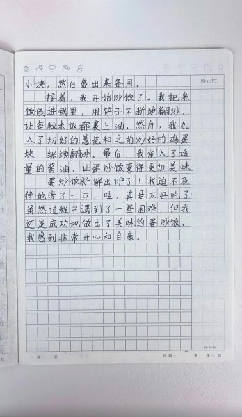 蛋炒饭作文怎么写_蛋炒饭作文写作技巧-第1张图片-星辰妙记