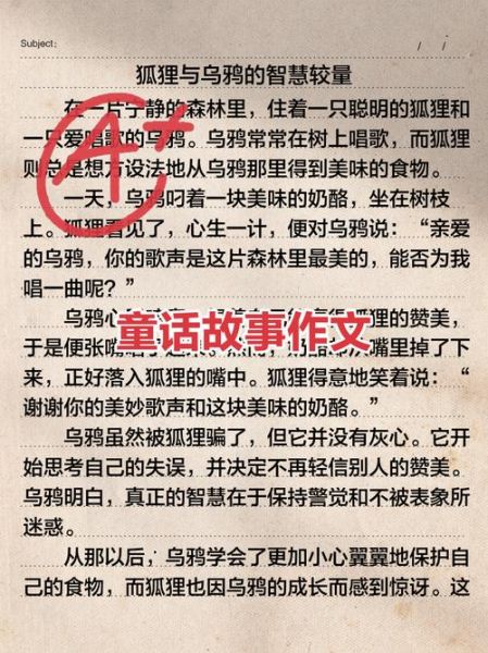 童话故事怎么写_童话故事作文技巧-第1张图片-星辰妙记