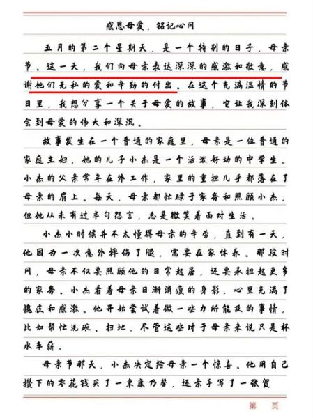 二年级母亲节作文怎么写_二年级母亲节作文写什么好-第2张图片-星辰妙记 二年级母亲节作文怎么写_二年级母亲节作文写什么好-第2张图片-星辰妙记