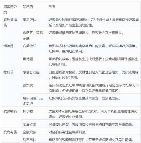 孕妇感冒吃什么药安全_孕妇用药禁忌有哪些-第3张图片-星辰妙记