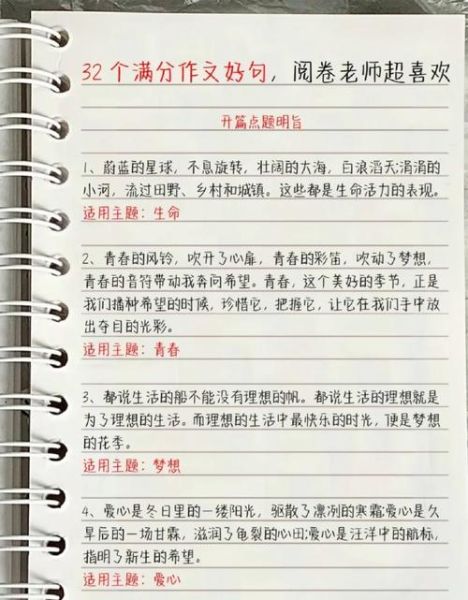 作文好句怎么写_作文好句有哪些类型-第2张图片-星辰妙记