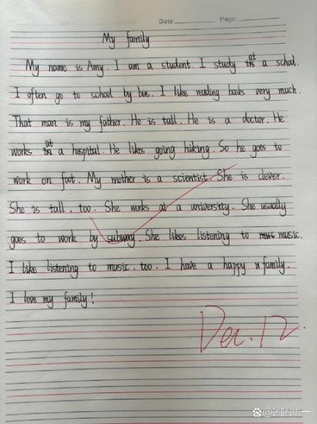 my_family_essay怎么写_英语作文结构-第3张图片-星辰妙记