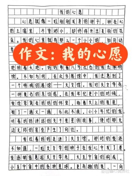 我的心愿500字作文怎么写_我的心愿作文素材有哪些-第1张图片-星辰妙记
